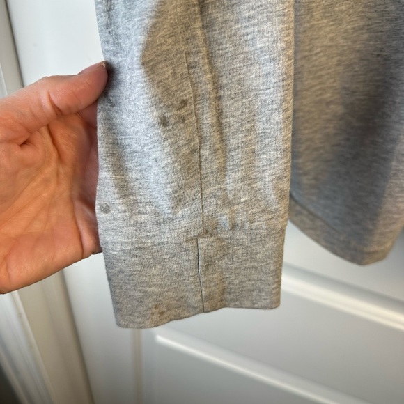 Adidas Kids Light Gray Logo Hoodie - Picture 8 of 8